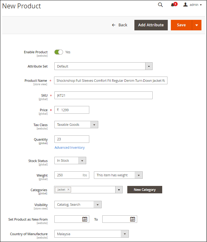 How to create Product in Magento 2? - Free Tutorials